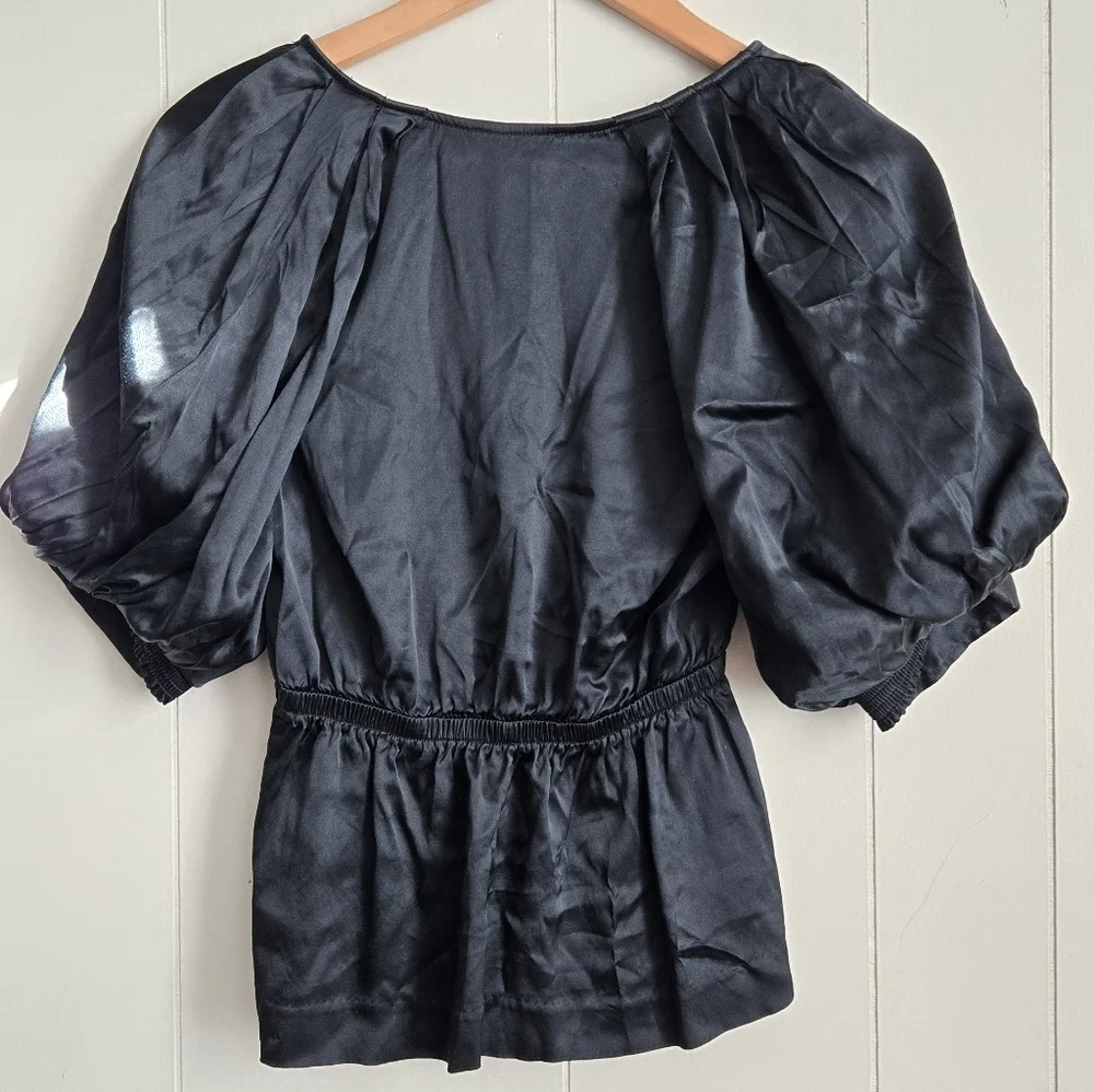 Madewell Women Puff Sleeve Blouse-Size S